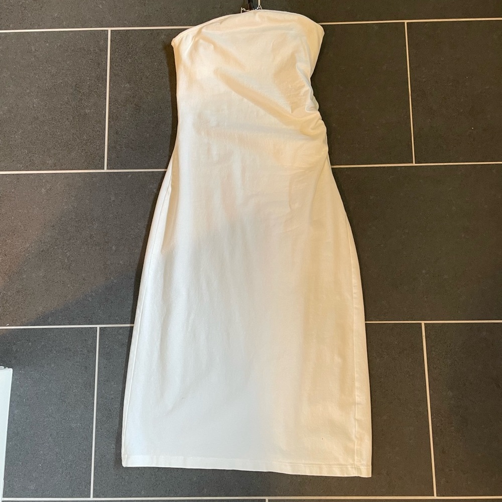 Victoria’s Secret white strapless dress XS